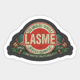 Los Angeles Seattle Motor Express LASME 1932 Sticker